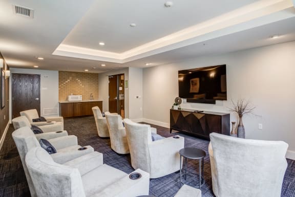 Theater Room at Oaks Landing 55+ Apartments, New Brighton, 55112