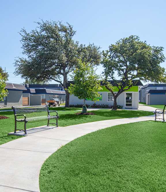 Green Space Walking Path at Evana Grove, Plano Texas