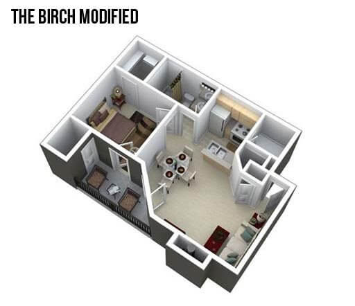Floor Plan  1 bedroom apartment floor plan