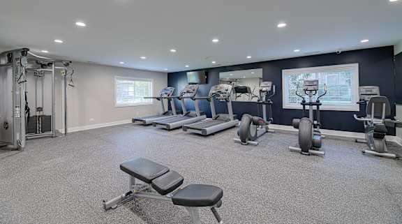 Cardio Machines In Gym at The Greenway at Carol Stream, Carol Stream
