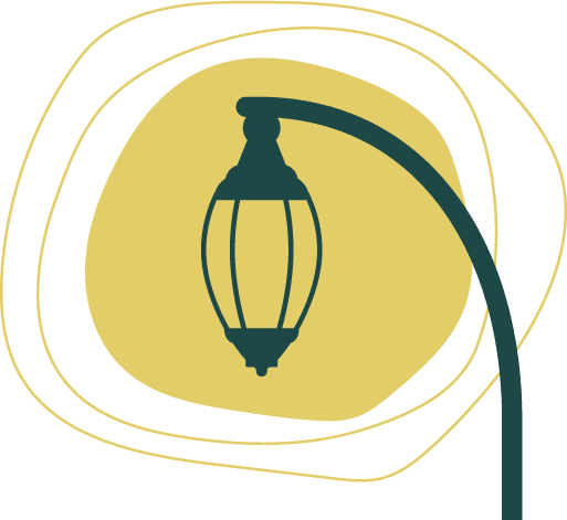 a white circle drawn on a black background