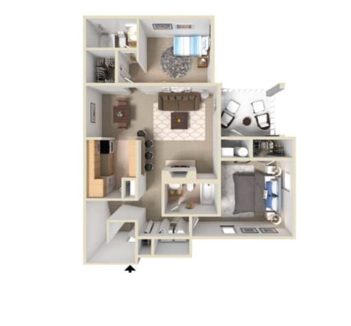 Fairmount II Floor Plan at Ashton Creek in Chester, VA 23831