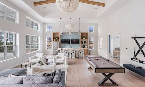 Club Room at Glen Oaks Luxury Apartments in Wall, NJ