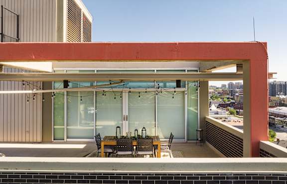 Roof deck at Baker Tower Apartments (1 of 2)