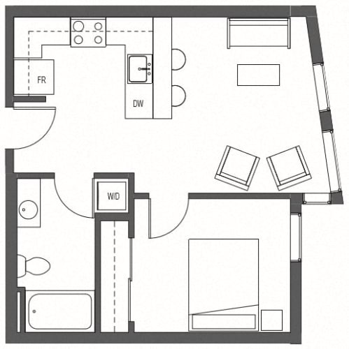 Floor Plans of Reverb in Seattle, WA