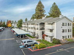 Parking Lot View at Ironwood Apartments, Coeur dAlene