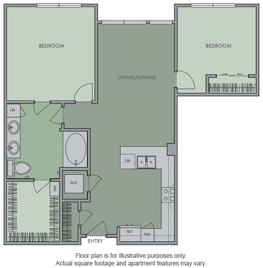 J Floor Plan at Olympic by Windsor