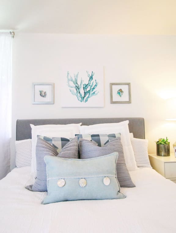 Comfy Bedroom at Canyon Club Apartments