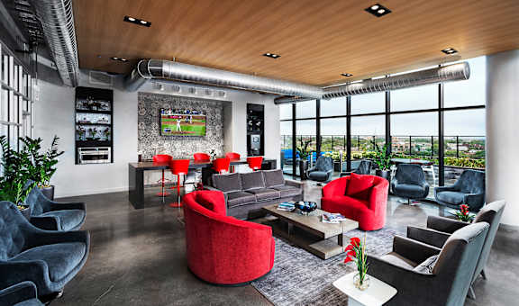 Entertainment Lounge at Residences at Addison Clark, Illinois, 60613