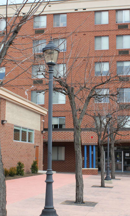 the building in which the hotel is located