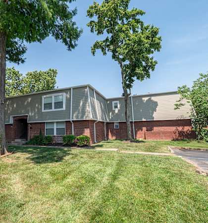 Exterior View of House at Lexington Square, Kentucky