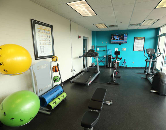Community offers indoor gym area
