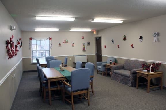 Community Room at Fairington South Bend