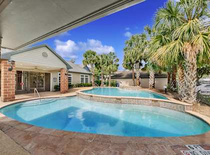 Swimming pool at Tidwell Estates in Houston TX