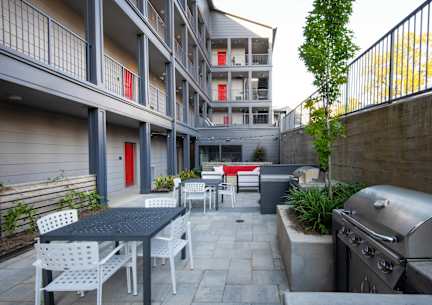 Grilling Station at Axel Row in Birmingham, Alabama