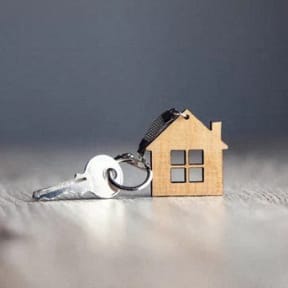 a small house with a lock on it