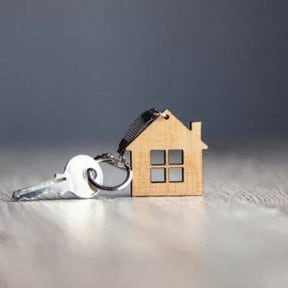 a small house with a lock on it