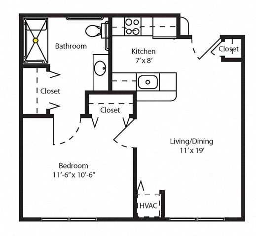 Floor Plan  c_Cahill House Apartments, St. Louis, MO