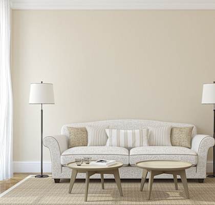 a living room with a couch and two tables at Windsor Crossing, Suitland, 20746
