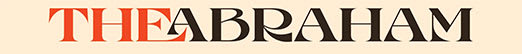 The image displays the text "THEABRAHAM" in a large, bold font.
