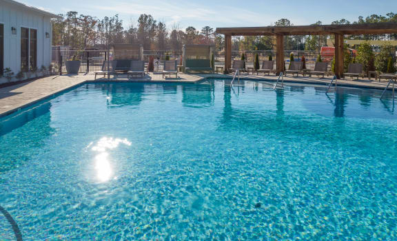 Resort Inspired Pool area at Ansley Park Apartments, North Carolina, 28412