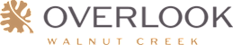 The image is a logo for Overlook Walnut Creek.