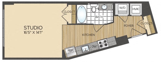 studio apartments washington DC