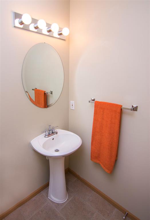 Guest Bathroom at Cascade Pines Duplex Homes in Lincoln NE