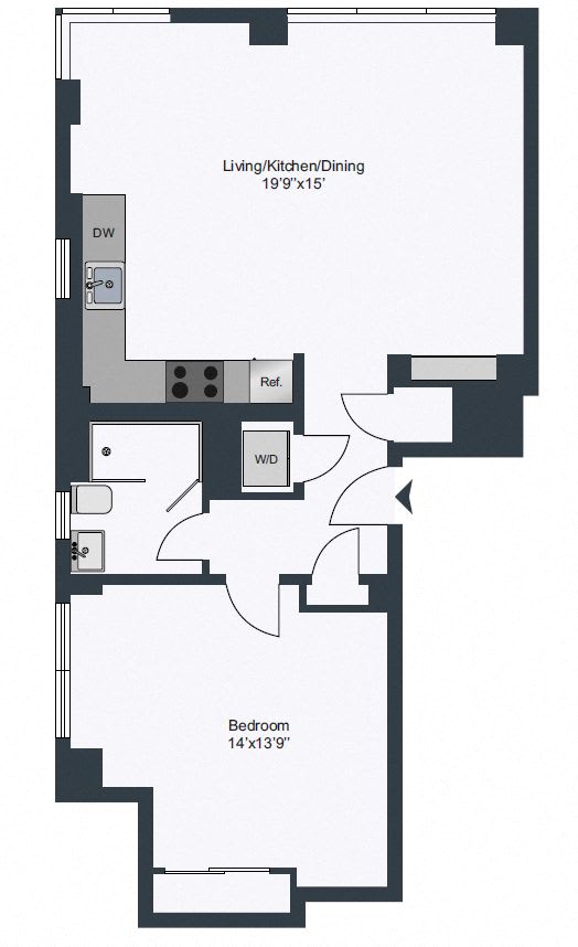 Century tier 11 one bedroom