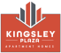 the logo for kingsley plaza apartment homes