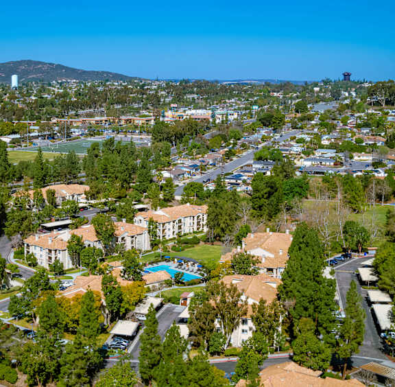 Birdseye Exterior View at Central Park, La Mesa, CA