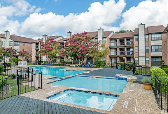 Clear Pool view at Brook Meadow Village, Austin, TX, 78758
