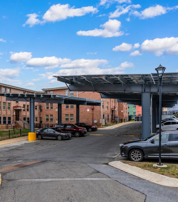 our apartments are located in a quiet neighborhood with ample parking