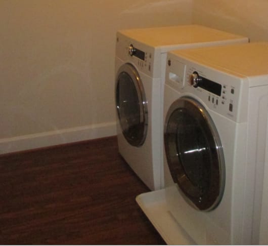 washer and dryer at VistaView apartments in Frederick, MD