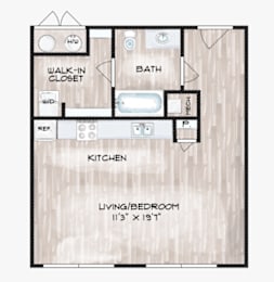  Floor Plan Studio B