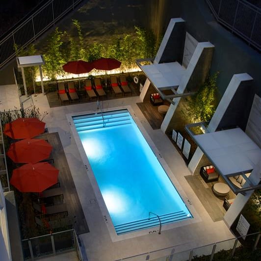 pool at Kinley West LA, Los Angeles, California