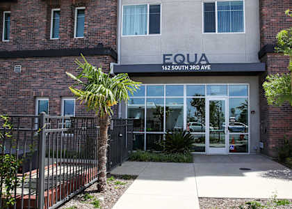 the entrance to the eucla 165 south 30th ave building