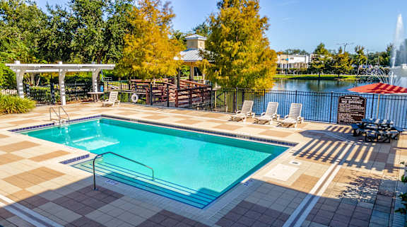take a dip in our resort style swimming pool