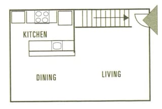Two Bedroom Floorplan - Floor #2