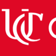 a red sign with the word cincinnati on it