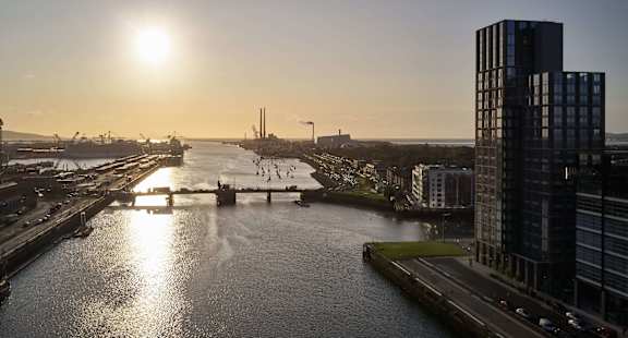 Capital Dock External Port Views