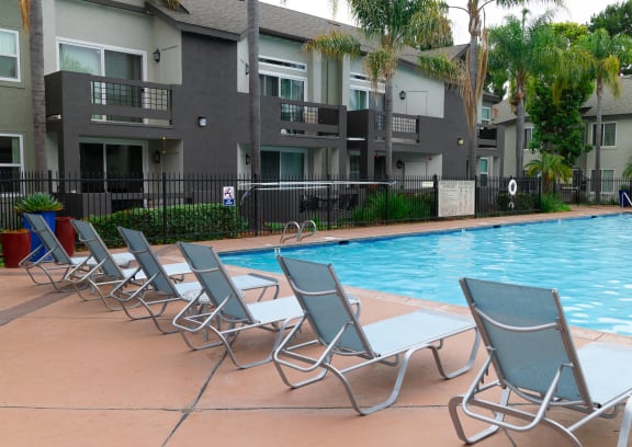 Poolside Furniture at Canyon Club Apartments