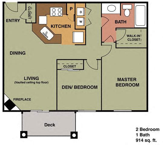  Floor Plan 2x1 A