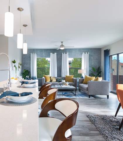 Spacious Modern Open Concept Floor Plans At Union at Roosevelt Apartments In Phoenix, AZ