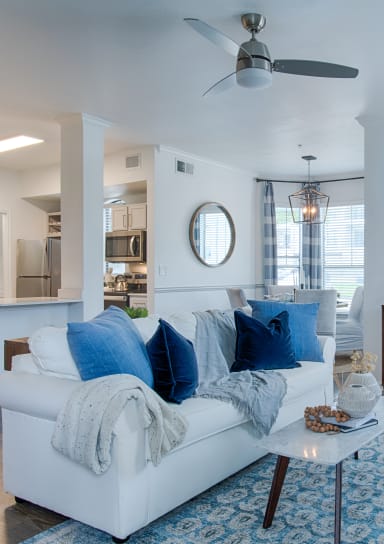 Warm And Inviting Living Room at Silverado, Frisco