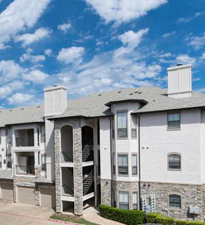 Apartments with balconies at Silverado, Texas, 75034