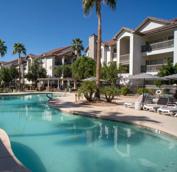 Swimming Pool With Relaxing Sundecks at Arboretum at South Mountain, Arizona, 85044