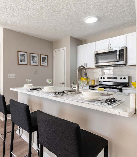 take a dip in the resort style pool at villas at houston levee west apartments
