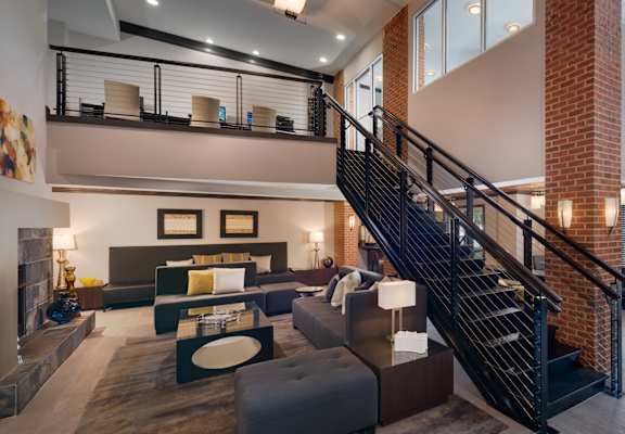 Modern Lounge Area at The Cosmopolitan at Lorton Station in Lorton, VA