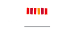 A graphic with four bars of different heights and colors, with the text "HIGH PARK VILLAGE" below it.